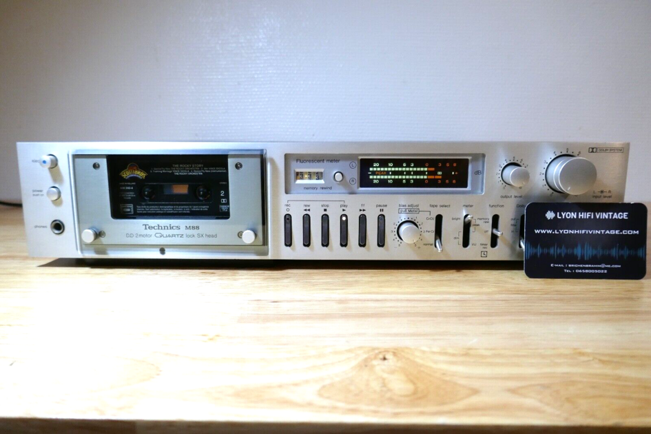 LECTEUR CASSETTE STEREO CASSETTE DECK TECHNICS RS-M88 D.D 2 Motor